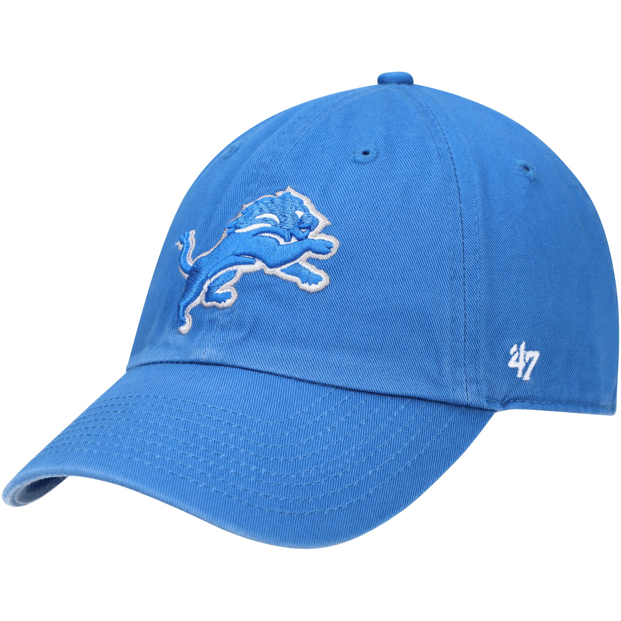 mens 47 blue detroit lions primary clean up adjustable hat | Lions Shop | Detroit Lions NFL Jerseys & Caps Collection