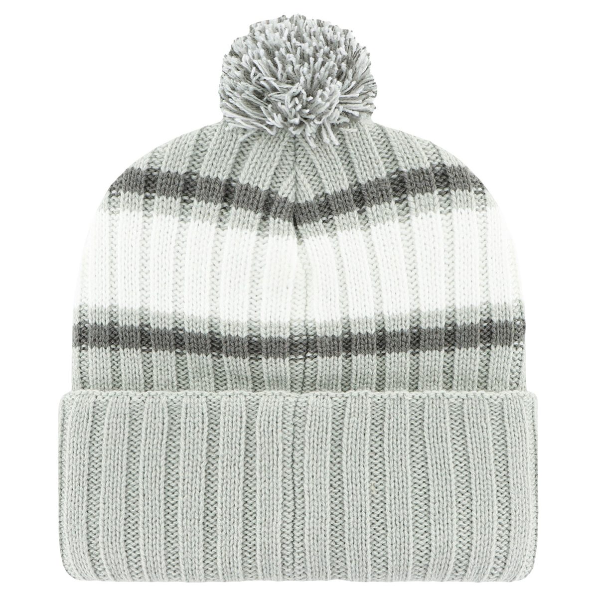 mens 47 gray detroit lions plateau cuffed knit hat with pom | Lions Shop | Detroit Lions NFL Jerseys & Caps Collection