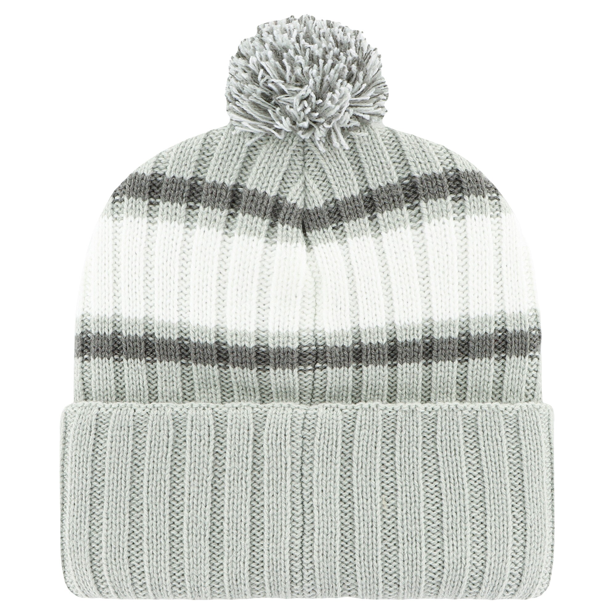 mens 47 gray detroit lions plateau cuffed knit hat with pom | Lions Shop | Detroit Lions NFL Jerseys & Caps Collection