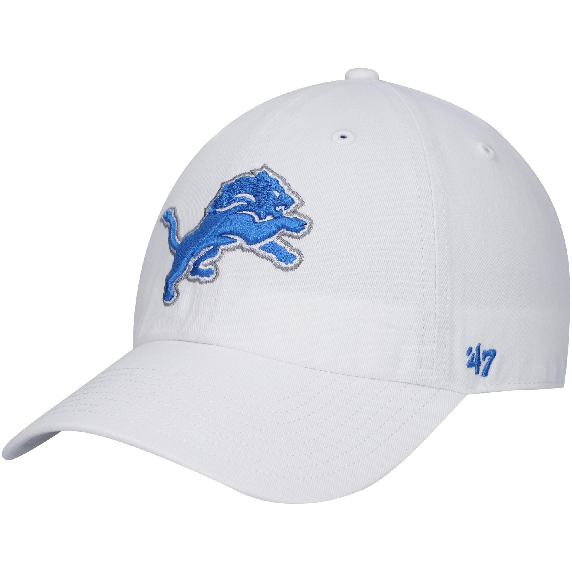 mens 47 white detroit lions clean up adjustable hat | Lions Shop | Detroit Lions NFL Jerseys & Caps Collection