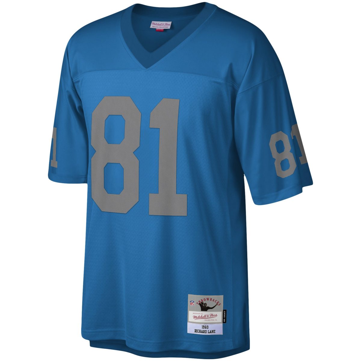 mens mitchell  ness richard lane blue detroit lions legacy replica jersey | Lions Shop | Detroit Lions NFL Jerseys & Caps Collection