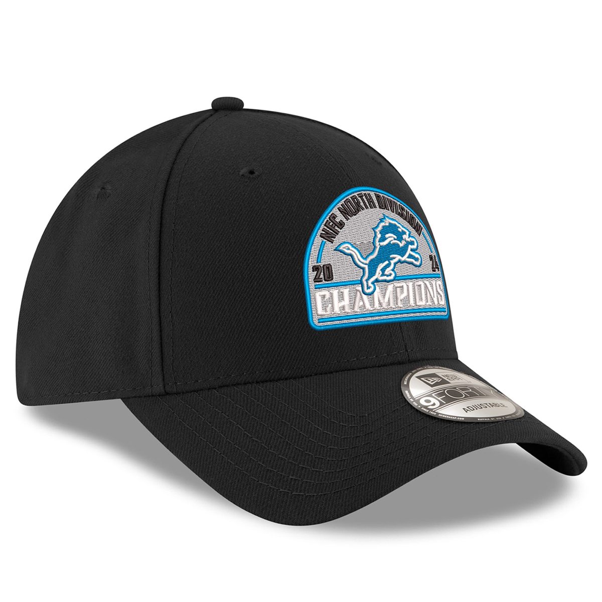 mens new era black detroit lions 2024 nfc north division champions 9forty adjustable hat | Lions Shop | Detroit Lions NFL Jerseys & Caps Collection