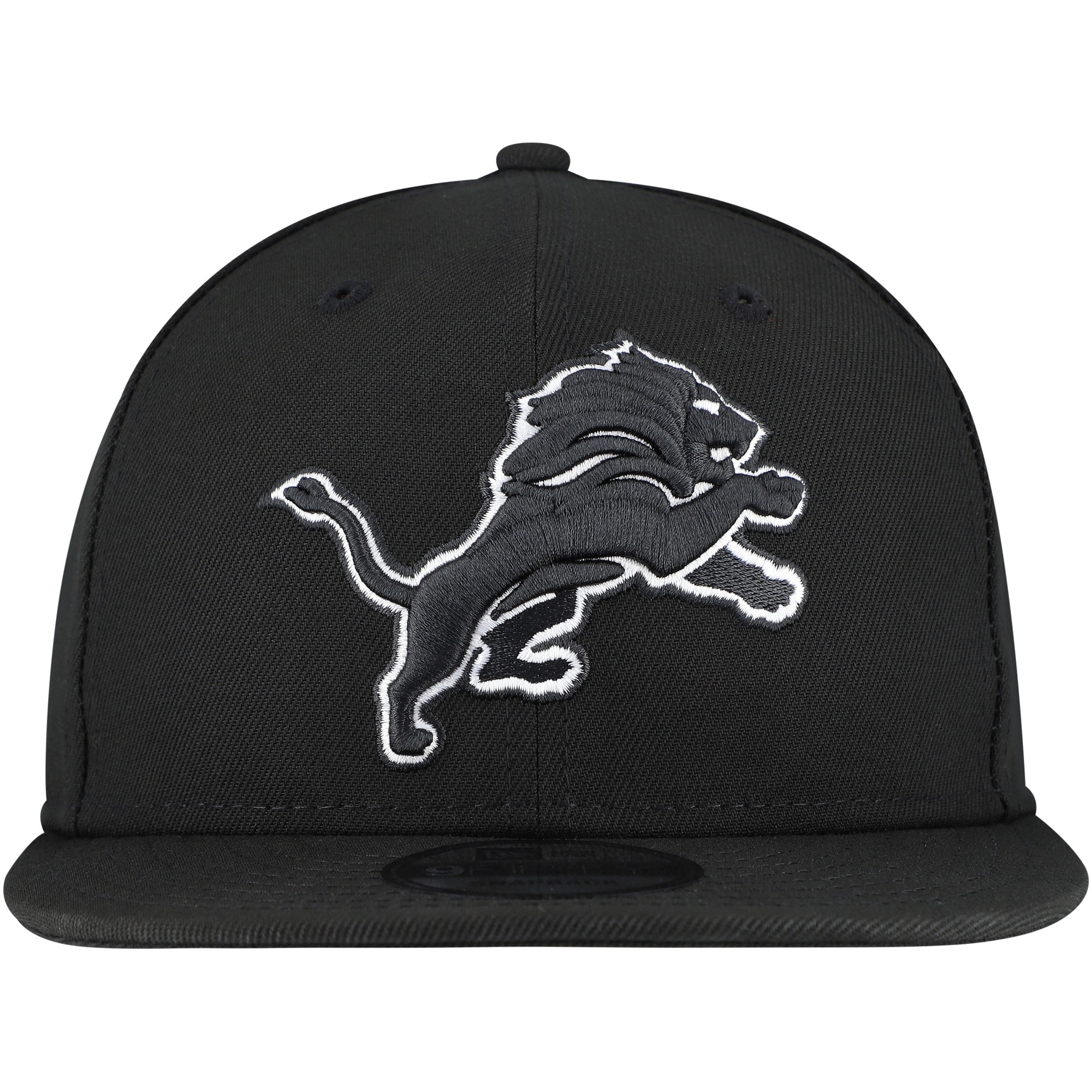 mens new era black detroit lions b-dub 9fifty adjustable hat | Lions Shop | Detroit Lions NFL Jerseys & Caps Collection