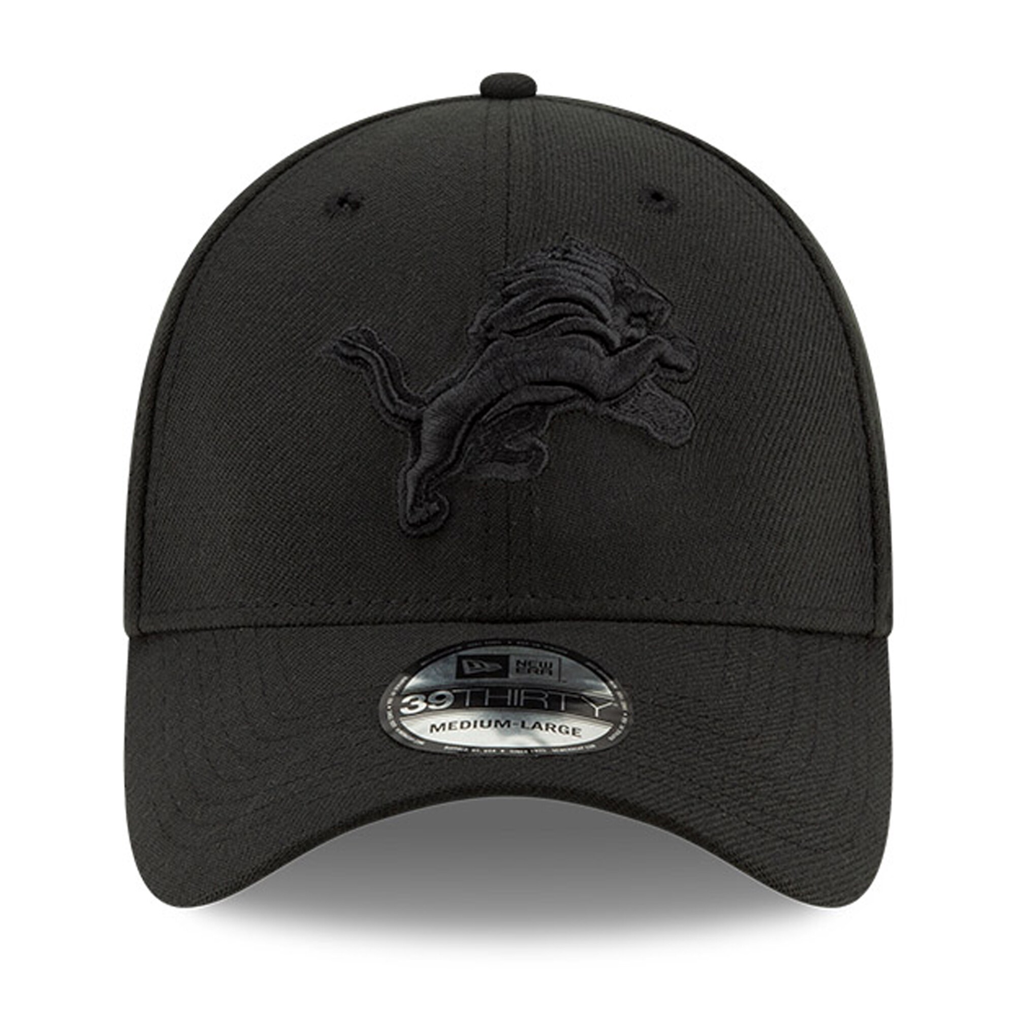 mens new era black detroit lions logo 39thirty flex hat | Lions Shop | Detroit Lions NFL Jerseys & Caps Collection