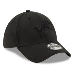 mens new era black detroit lions logo 39thirty flex hat | Lions Shop | Detroit Lions NFL Jerseys & Caps Collection