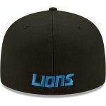 mens new era black detroit lions omaha 59fifty fitted hat | Lions Shop | Detroit Lions NFL Jerseys & Caps Collection