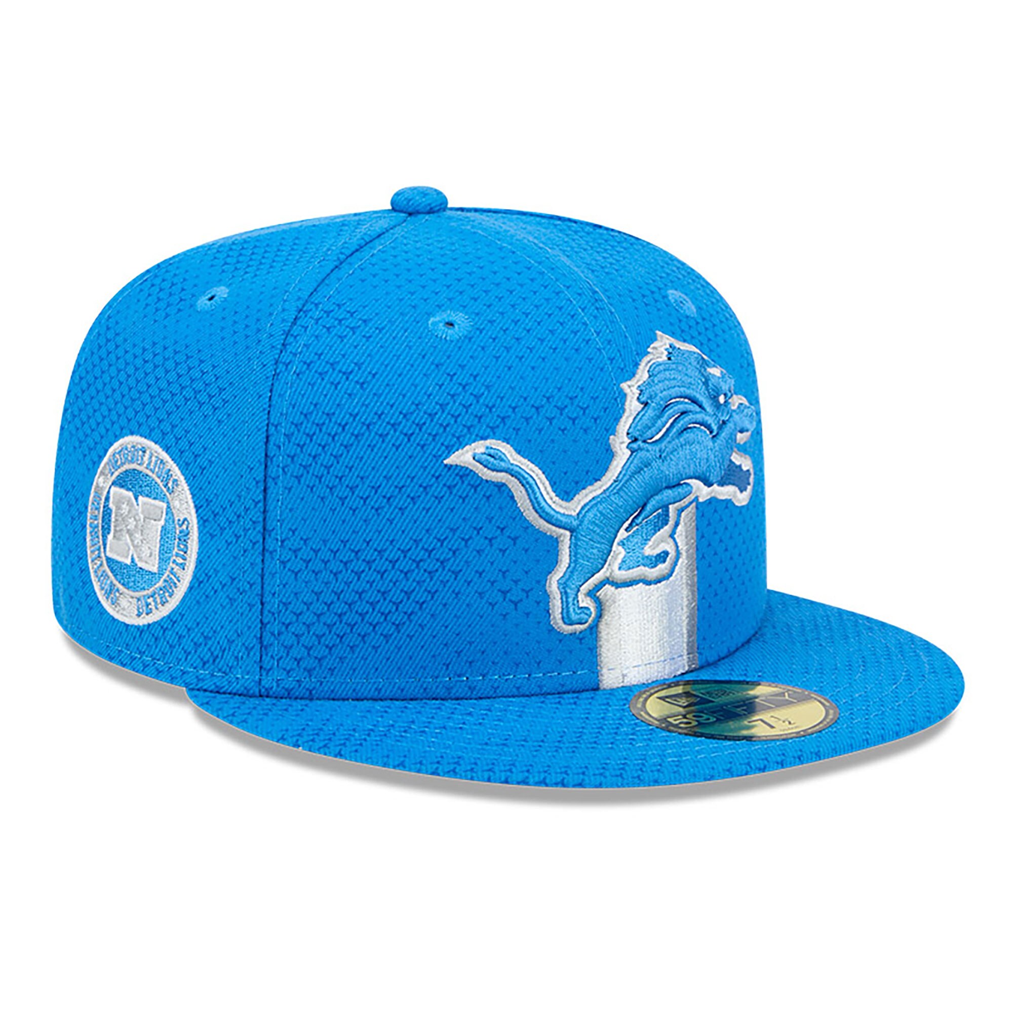 mens new era blue detroit lions 2024 sideline 59fifty fitted hat | Lions Shop | Detroit Lions NFL Jerseys & Caps Collection