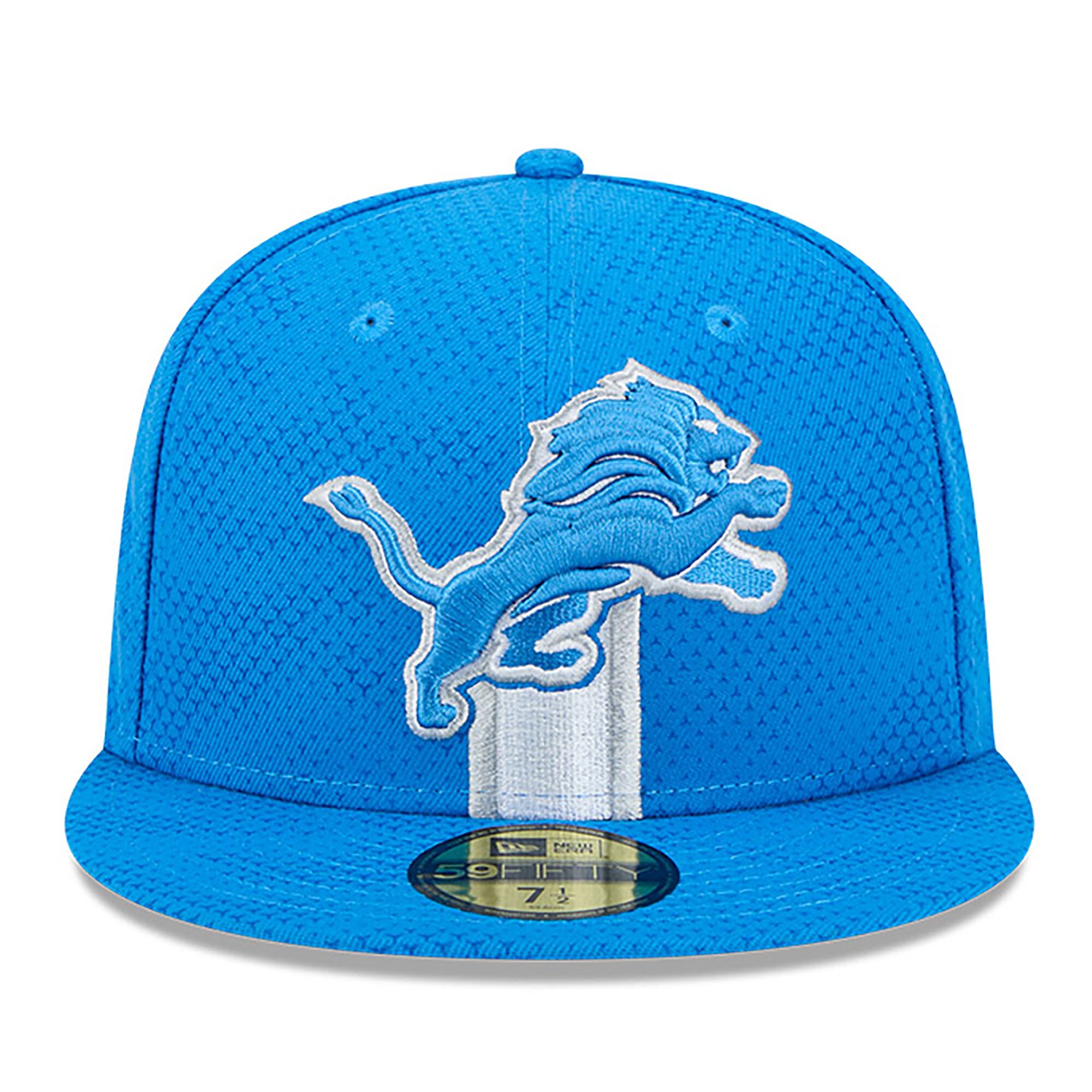 mens new era blue detroit lions 2024 sideline 59fifty fitted hat | Lions Shop | Detroit Lions NFL Jerseys & Caps Collection