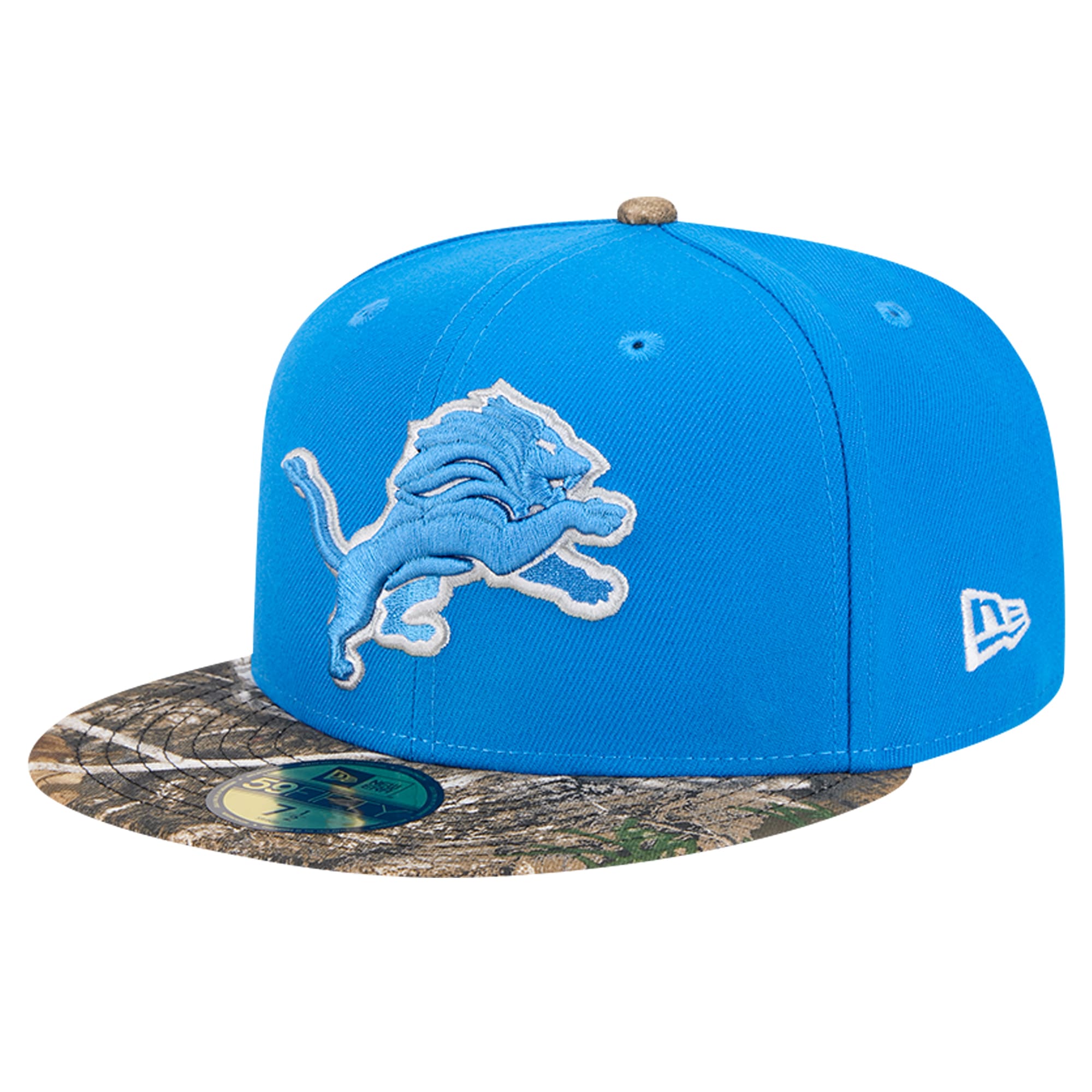 mens new era blue detroit lions active two-tone camo 59fifty fitted hat | Lions Shop | Detroit Lions NFL Jerseys & Caps Collection