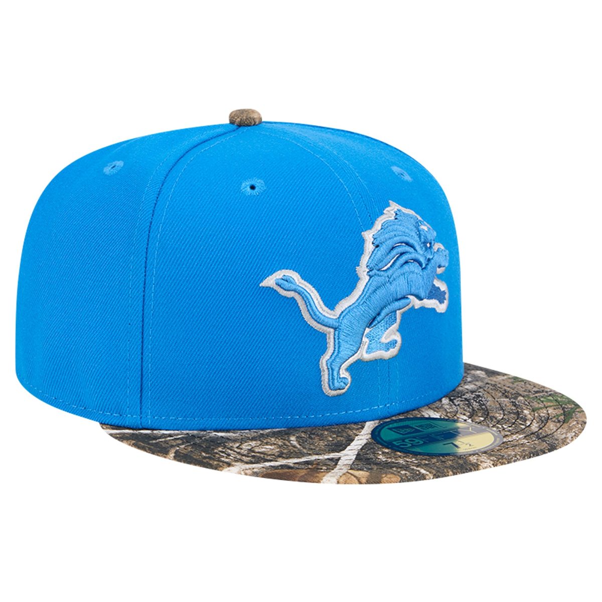 mens new era blue detroit lions active two-tone camo 59fifty fitted hat | Lions Shop | Detroit Lions NFL Jerseys & Caps Collection