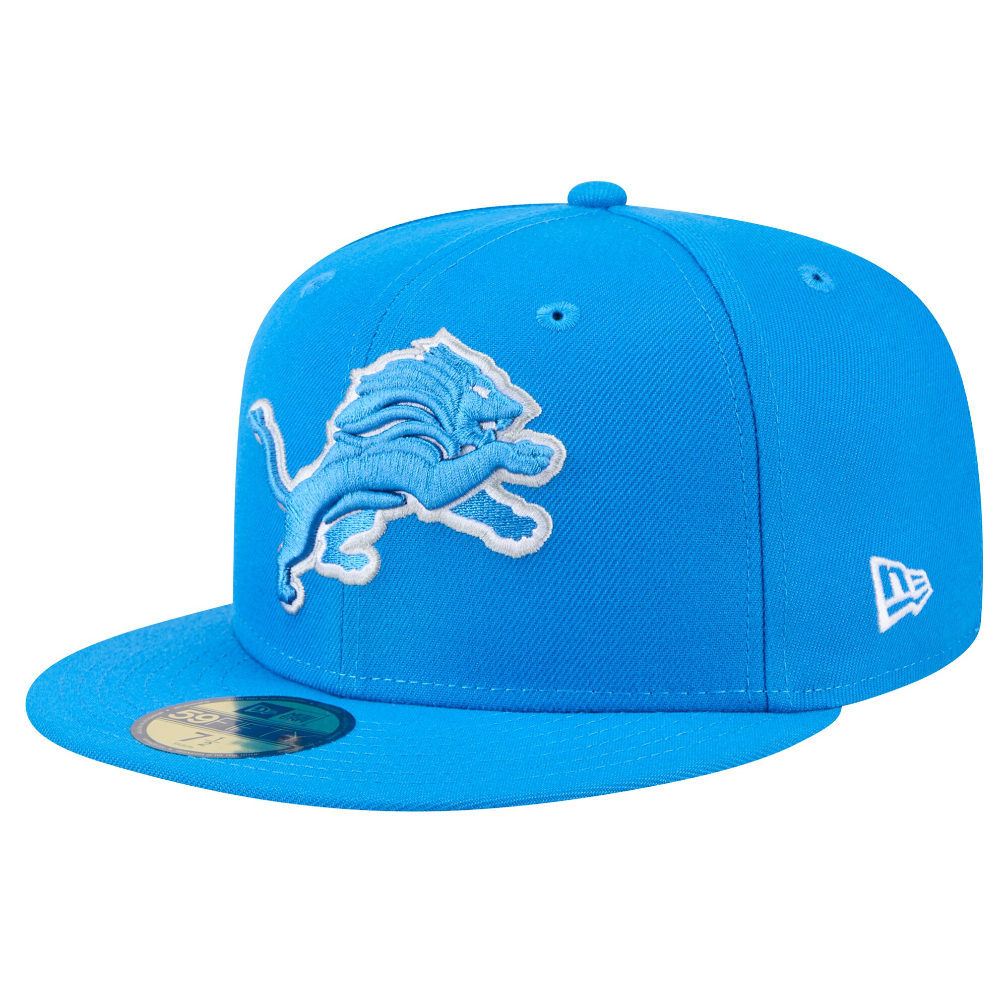 mens new era blue detroit lions main 59fifty fitted hat | Lions Shop | Detroit Lions NFL Jerseys & Caps Collection