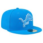 mens new era blue detroit lions main 59fifty fitted hat | Lions Shop | Detroit Lions NFL Jerseys & Caps Collection