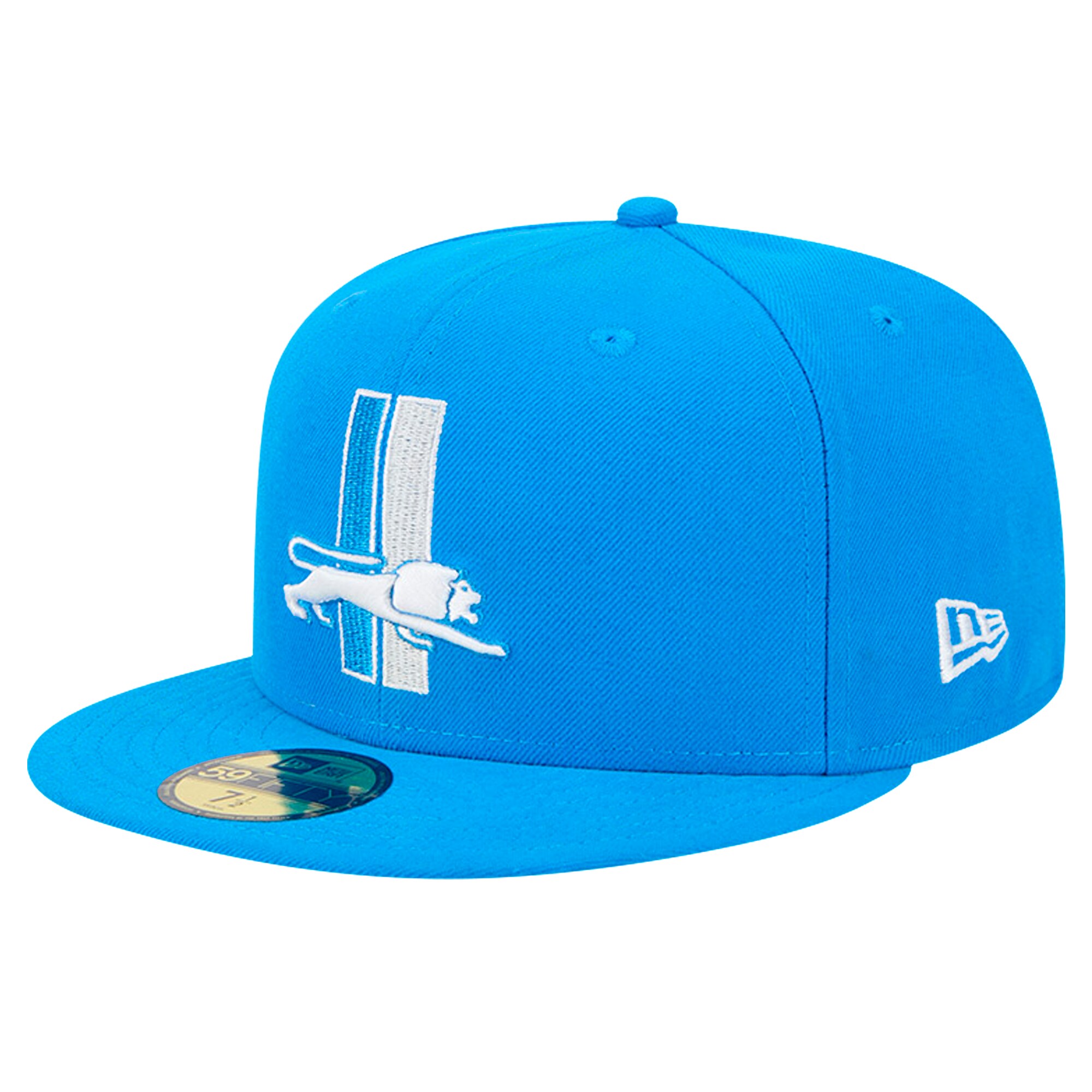 mens new era blue detroit lions omaha throwback 59fifty fitted hat | Lions Shop | Detroit Lions NFL Jerseys & Caps Collection