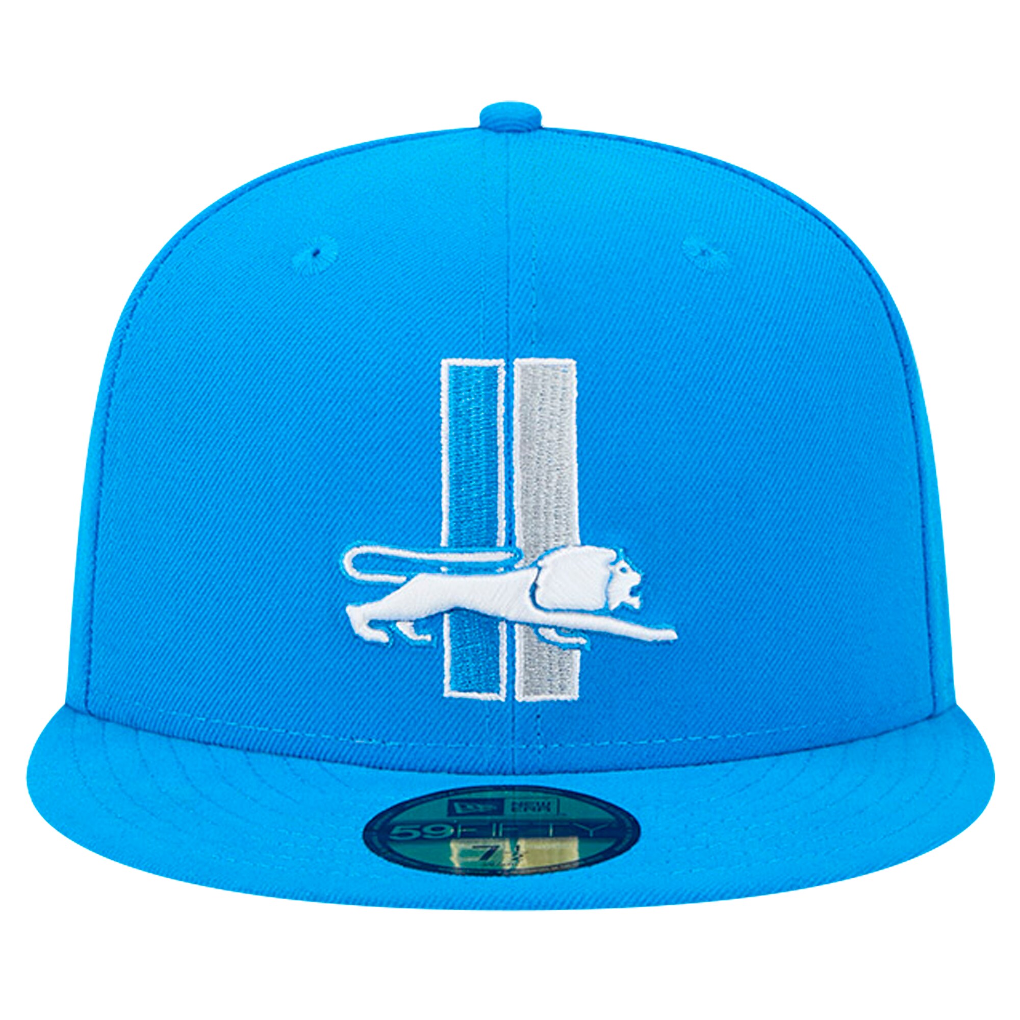 mens new era blue detroit lions omaha throwback 59fifty fitted hat | Lions Shop | Detroit Lions NFL Jerseys & Caps Collection