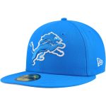 mens new era blue detroit lions team basic 59fifty fitted hat | Lions Shop | Detroit Lions NFL Jerseys & Caps Collection