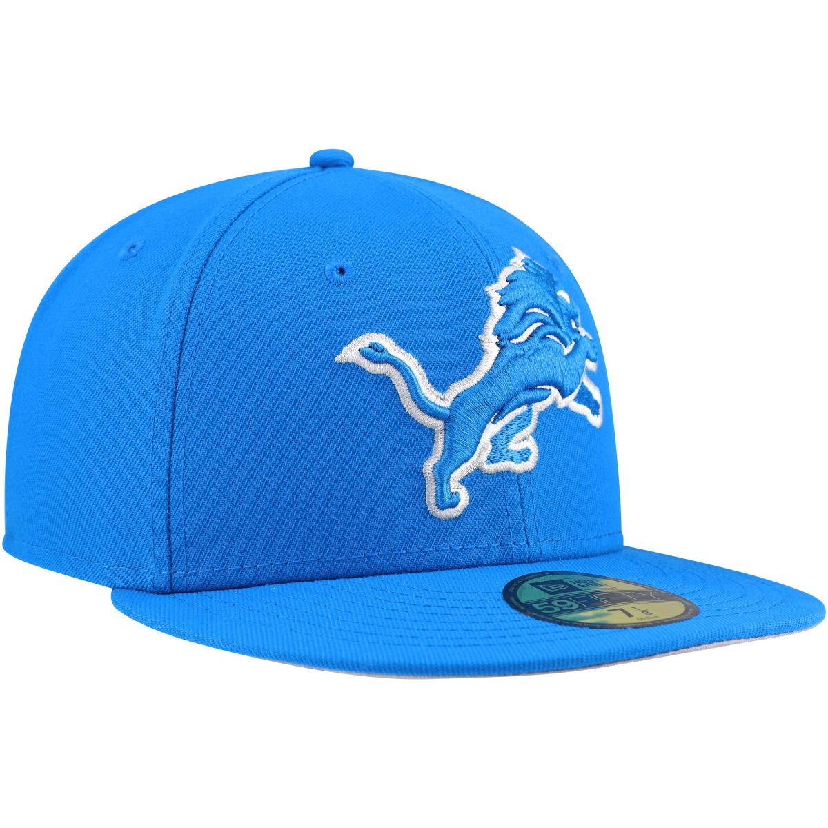 mens new era blue detroit lions team basic 59fifty fitted hat | Lions Shop | Detroit Lions NFL Jerseys & Caps Collection