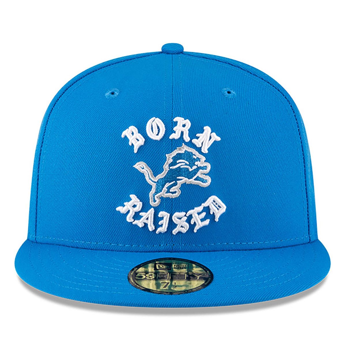 mens new era born x raised blue detroit lions 59fifty fitted hat | Lions Shop | Detroit Lions NFL Jerseys & Caps Collection