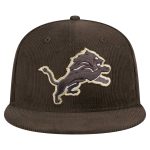 mens new era brown detroit lions choco cord 59fifty fitted hat | Lions Shop | Detroit Lions NFL Jerseys & Caps Collection