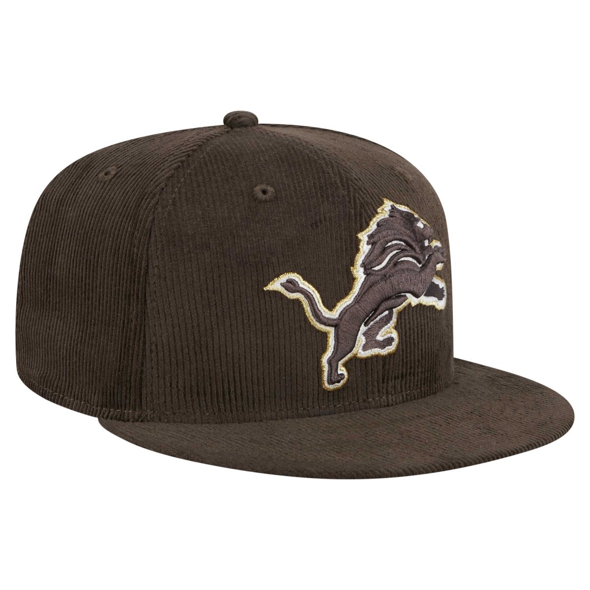 mens new era brown detroit lions choco cord 59fifty fitted hat | Lions Shop | Detroit Lions NFL Jerseys & Caps Collection
