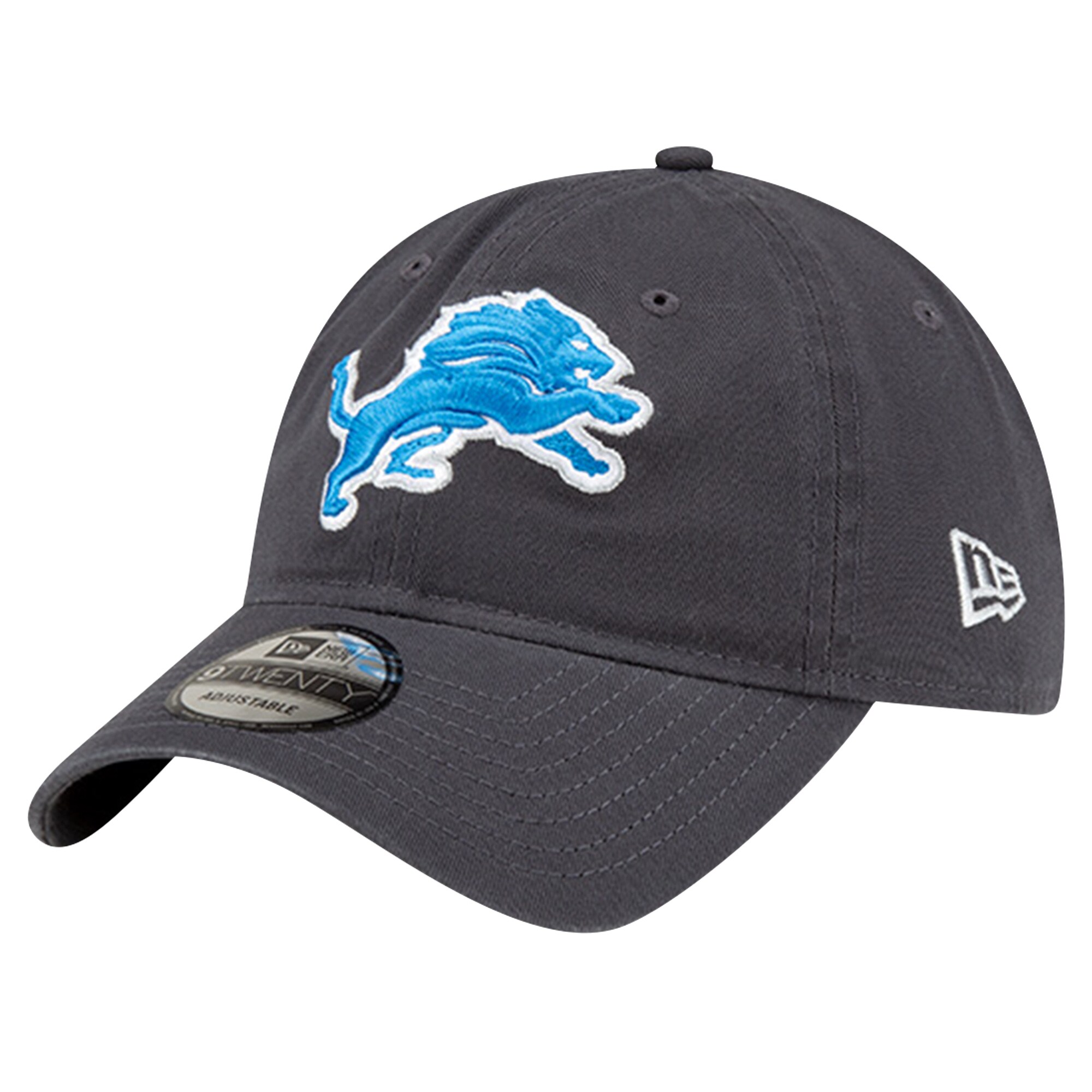 mens new era graphite detroit lions core classic 9twenty adjustable hat | Lions Shop | Detroit Lions NFL Jerseys & Caps Collection