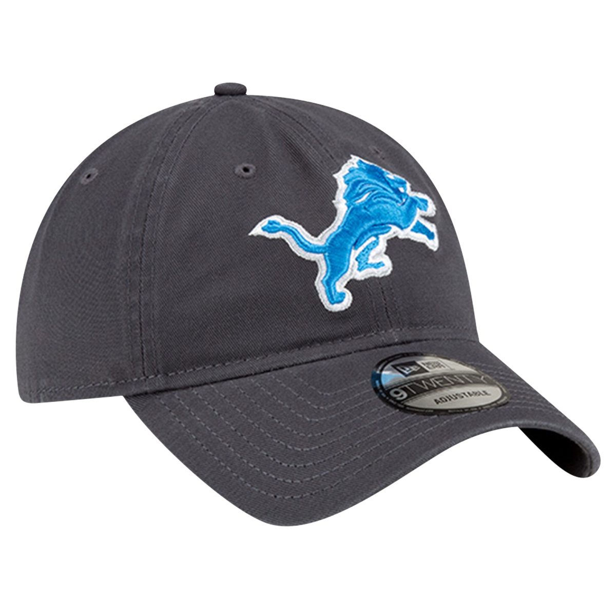 mens new era graphite detroit lions core classic 9twenty adjustable hat | Lions Shop | Detroit Lions NFL Jerseys & Caps Collection