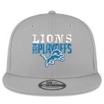mens new era gray detroit lions 2024 nfl playoffs 9fifty snapback hat | Lions Shop | Detroit Lions NFL Jerseys & Caps Collection