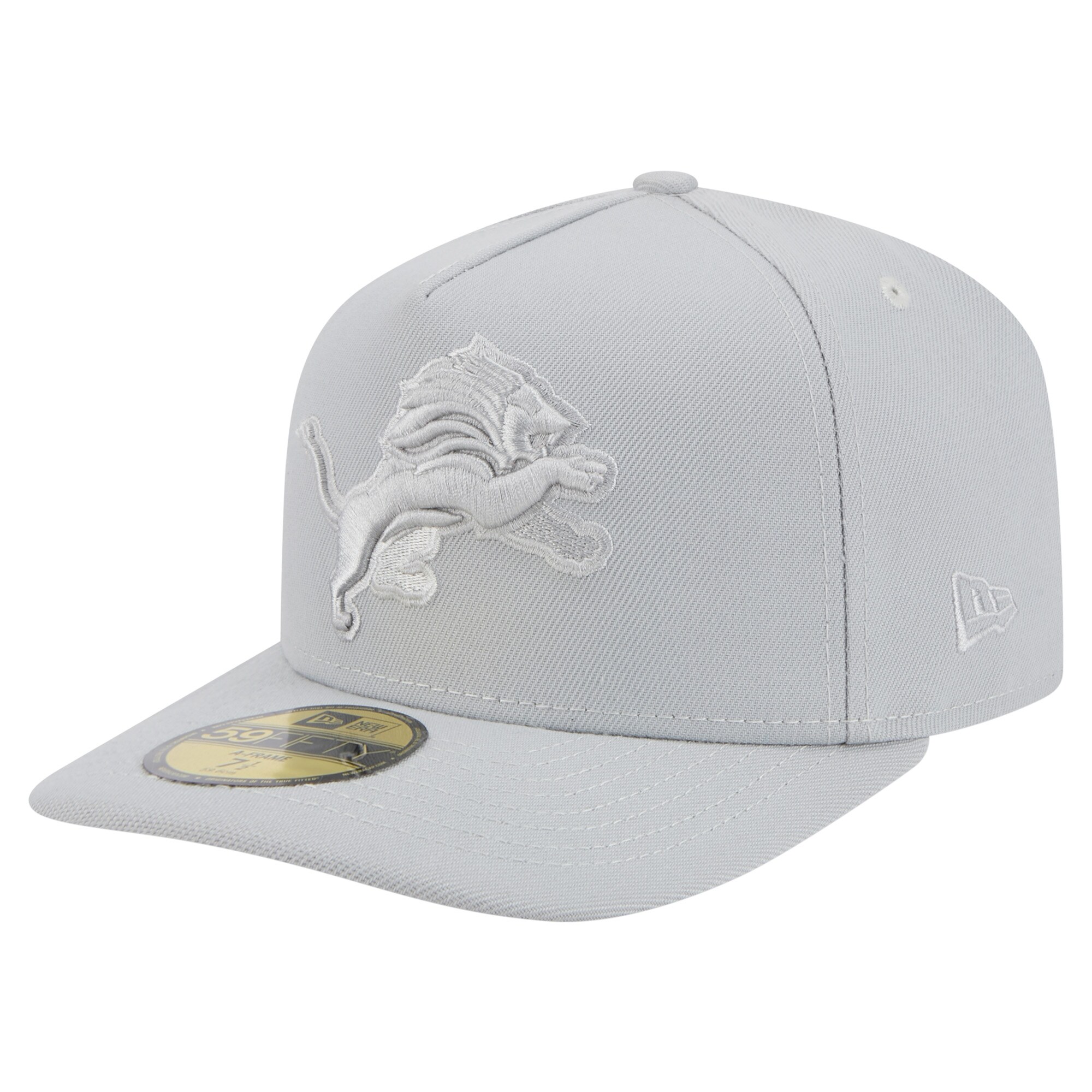 mens new era gray detroit lions color pack a-frame 59fifty fitted hat | Lions Shop | Detroit Lions NFL Jerseys & Caps Collection