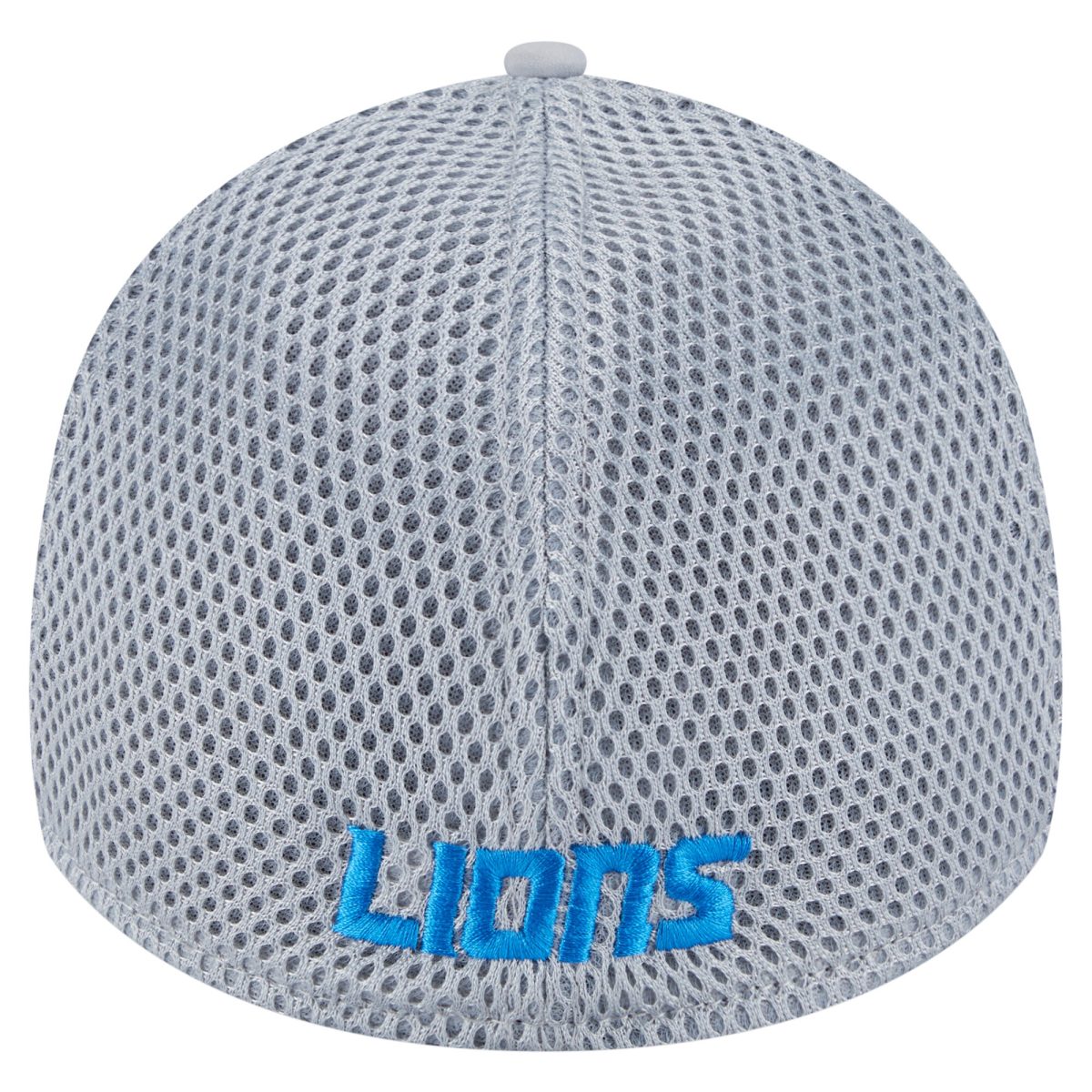 mens new era gray detroit lions game day linear 39thirty flex hat | Lions Shop | Detroit Lions NFL Jerseys & Caps Collection