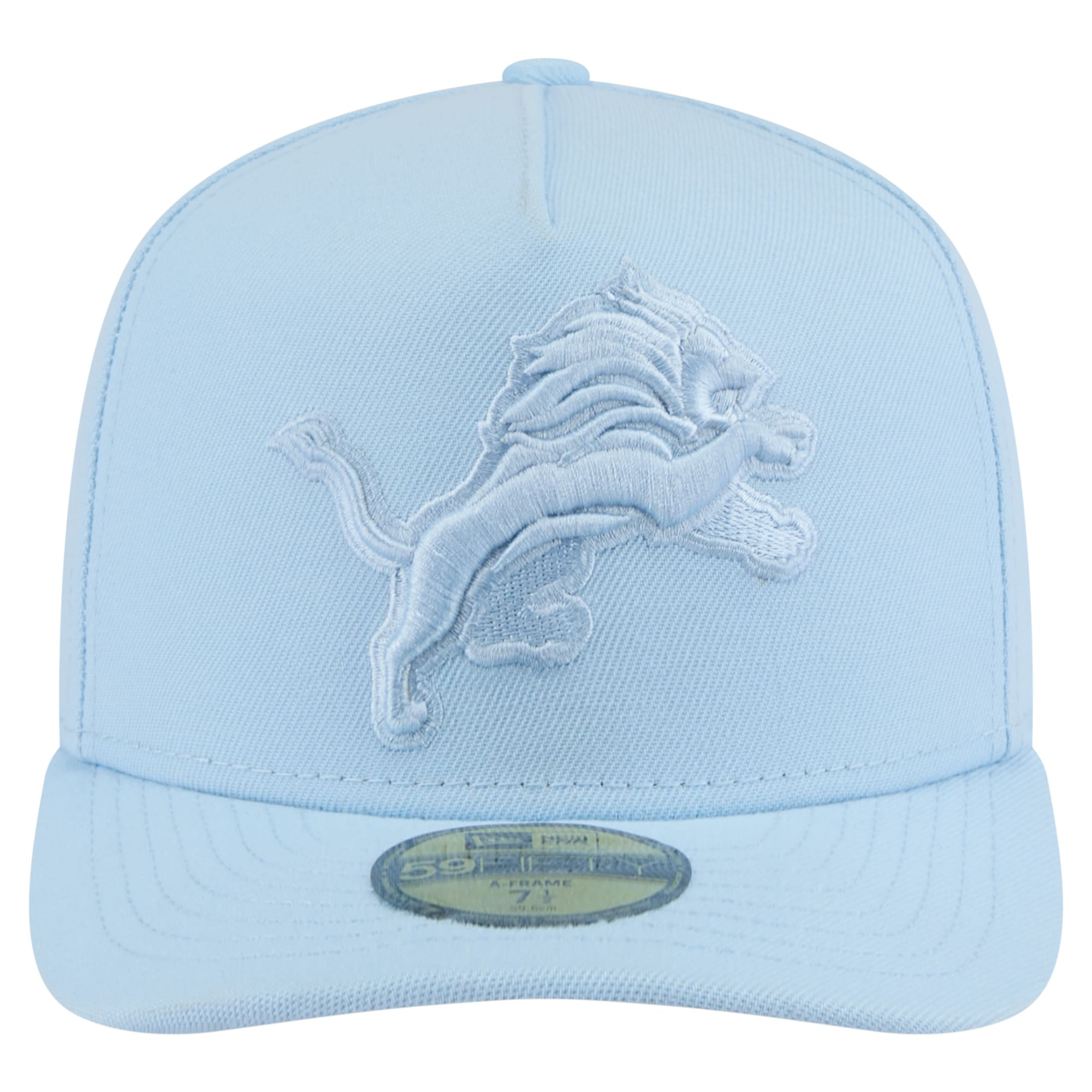 mens new era light blue detroit lions color pack a-frame 59fifty fitted hat | Lions Shop | Detroit Lions NFL Jerseys & Caps Collection