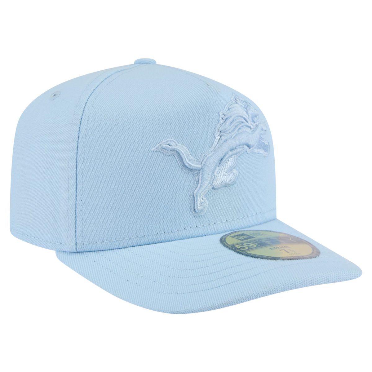 mens new era light blue detroit lions color pack a-frame 59fifty fitted hat | Lions Shop | Detroit Lions NFL Jerseys & Caps Collection