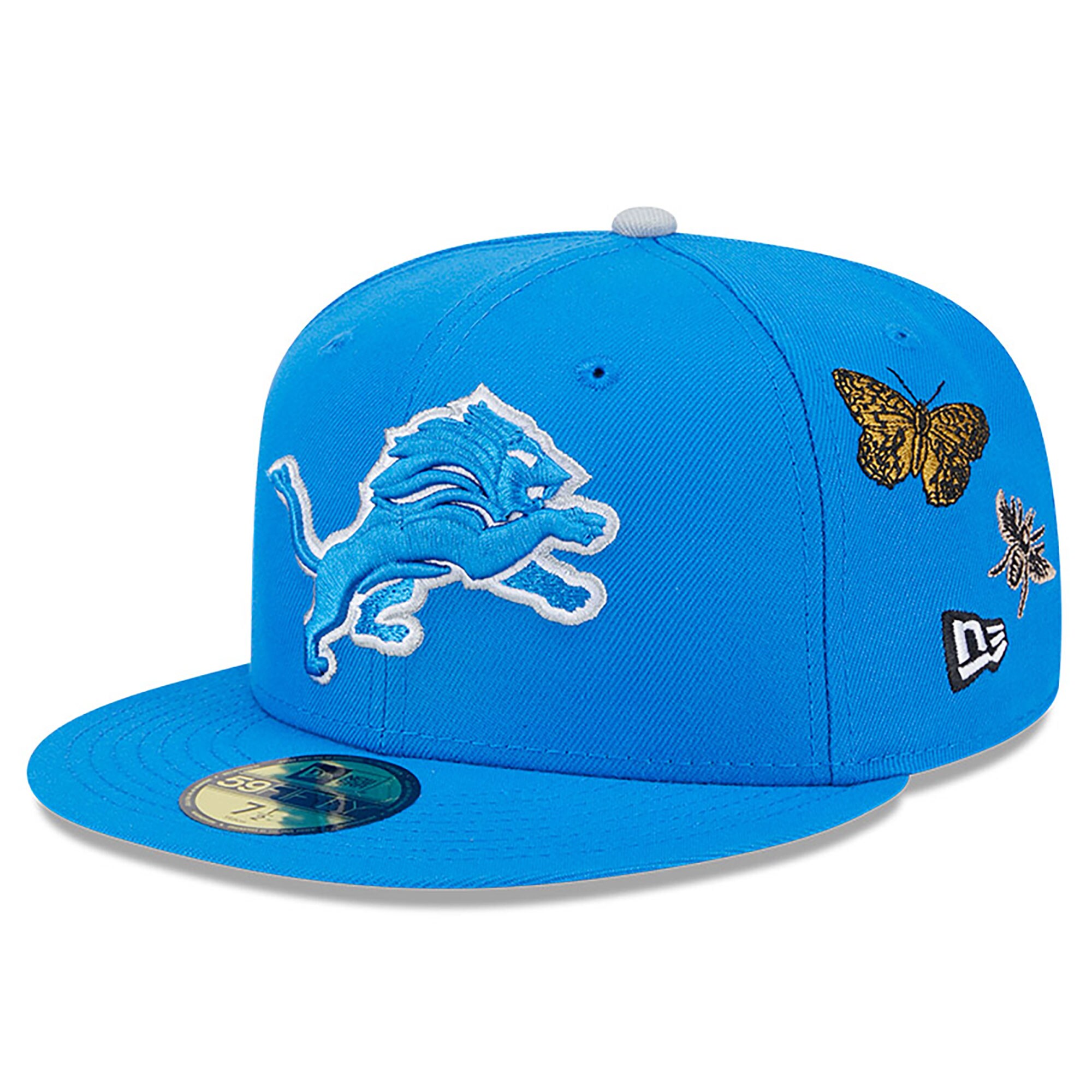 mens new era x felt blue detroit lions 59fifty fitted hat | Lions Shop | Detroit Lions NFL Jerseys & Caps Collection