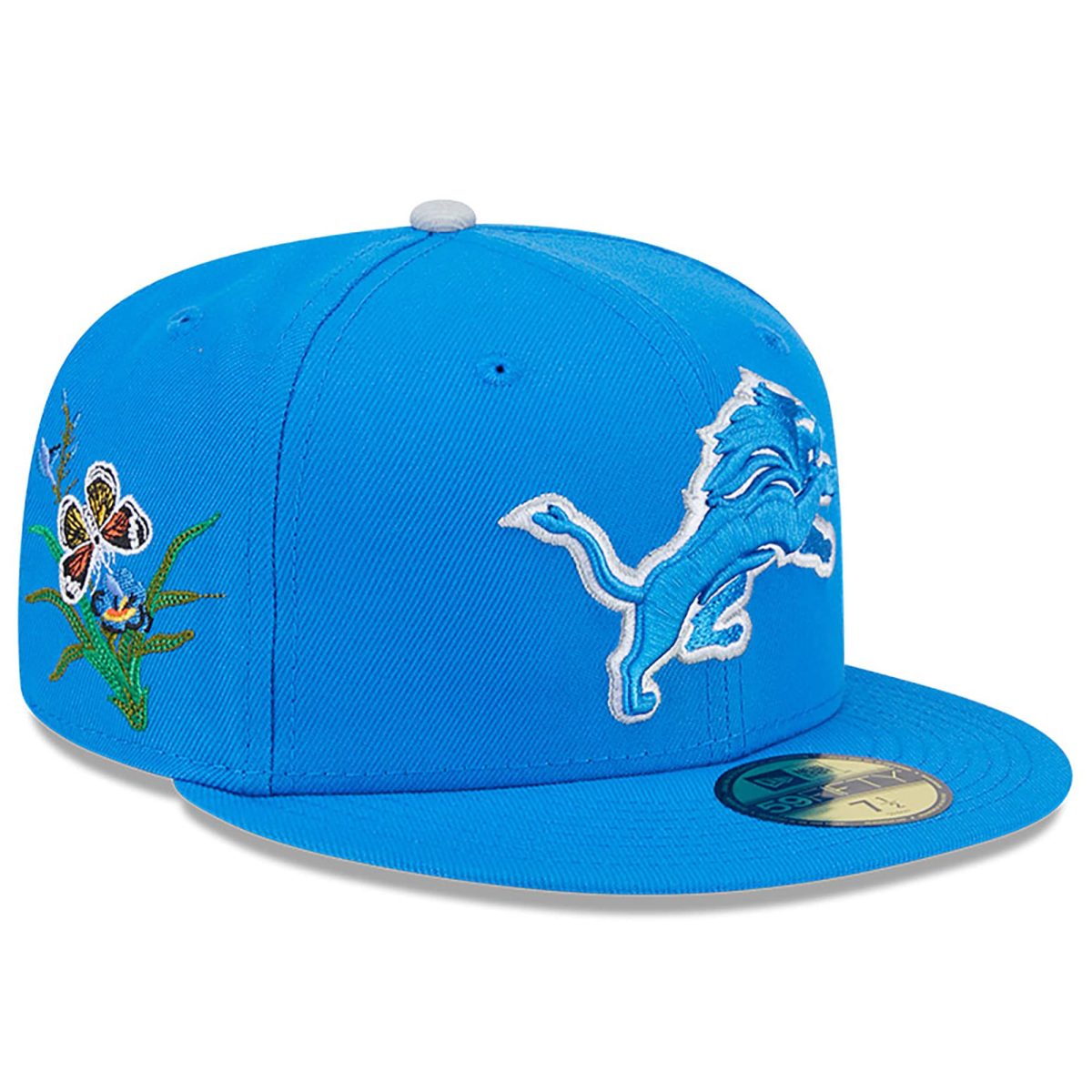 mens new era x felt blue detroit lions 59fifty fitted hat | Lions Shop | Detroit Lions NFL Jerseys & Caps Collection