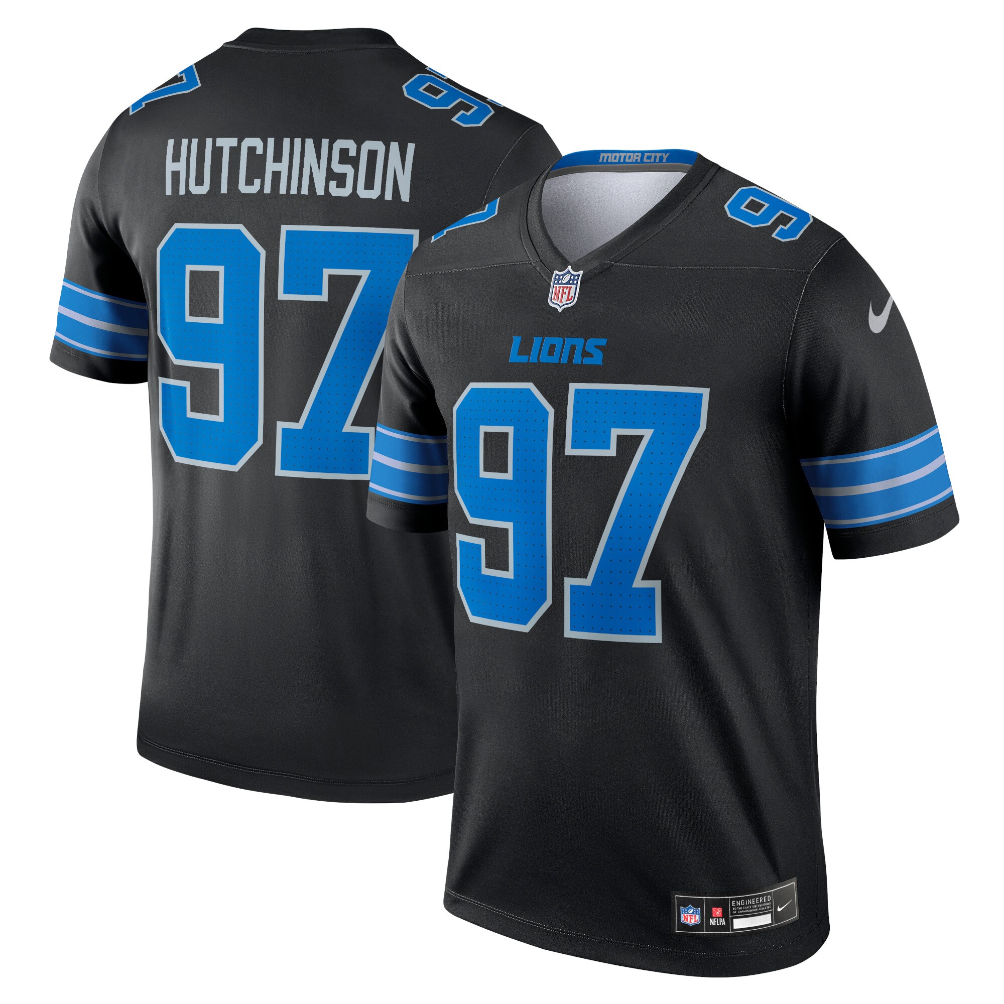 mens nike aidan hutchinson black detroit lions alternate legend player performance top | Lions Shop | Detroit Lions NFL Jerseys & Caps Collection