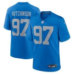 mens nike aidan hutchinson blue detroit lions alternate game jersey | Lions Shop | Detroit Lions NFL Jerseys & Caps Collection