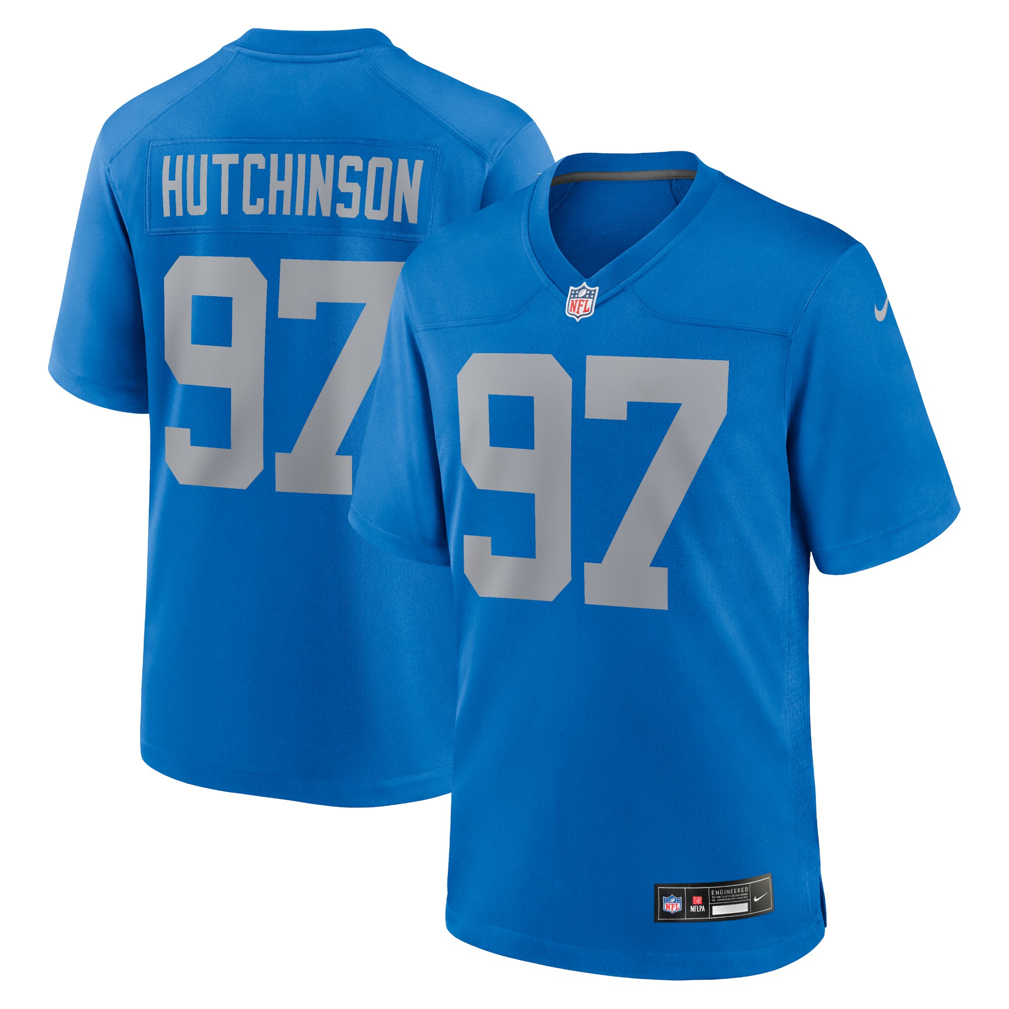 mens nike aidan hutchinson blue detroit lions alternate game jersey | Lions Shop | Detroit Lions NFL Jerseys & Caps Collection