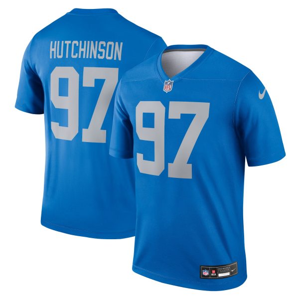 mens nike aidan hutchinson blue detroit lions alternate legend player performance top | Lions Shop | Detroit Lions NFL Jerseys & Caps Collection