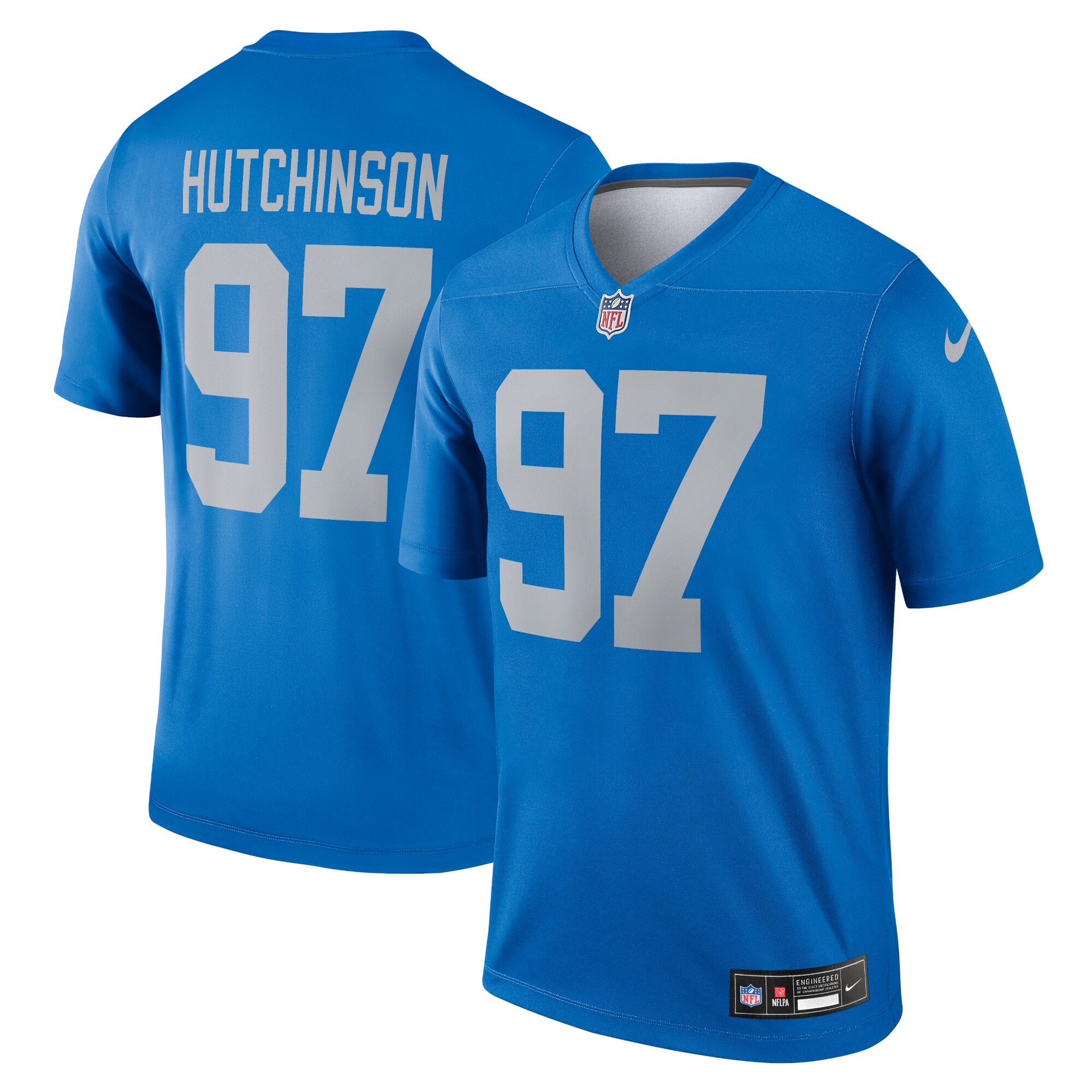 mens nike aidan hutchinson blue detroit lions alternate legend player performance top | Lions Shop | Detroit Lions NFL Jerseys & Caps Collection
