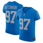 mens nike aidan hutchinson blue detroit lions alternate vapor f.u.s.e. elite jersey | Lions Shop | Detroit Lions NFL Jerseys & Caps Collection