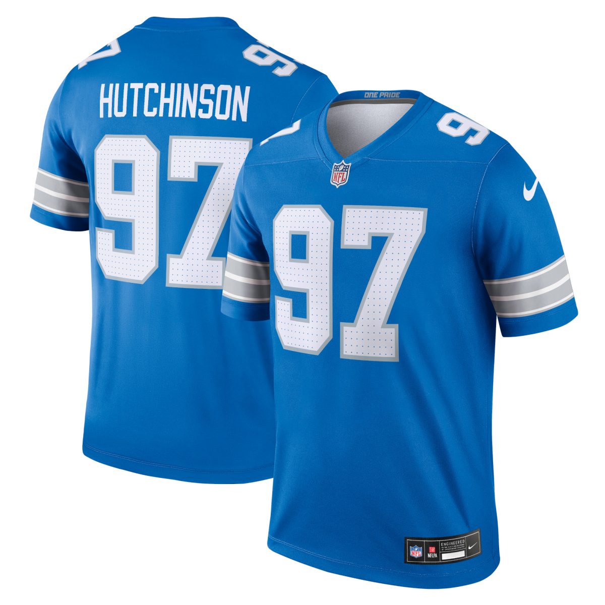 mens nike aidan hutchinson blue detroit lions team legend player performance top | Lions Shop | Detroit Lions NFL Jerseys & Caps Collection