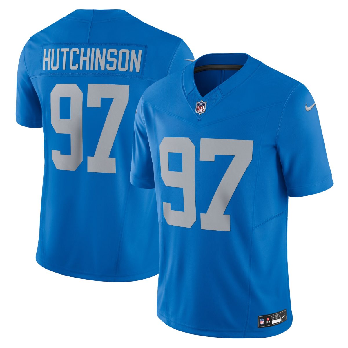 mens nike aidan hutchinson blue detroit lions vapor f.u.s.e. alternate limited jersey | Lions Shop | Detroit Lions NFL Jerseys & Caps Collection