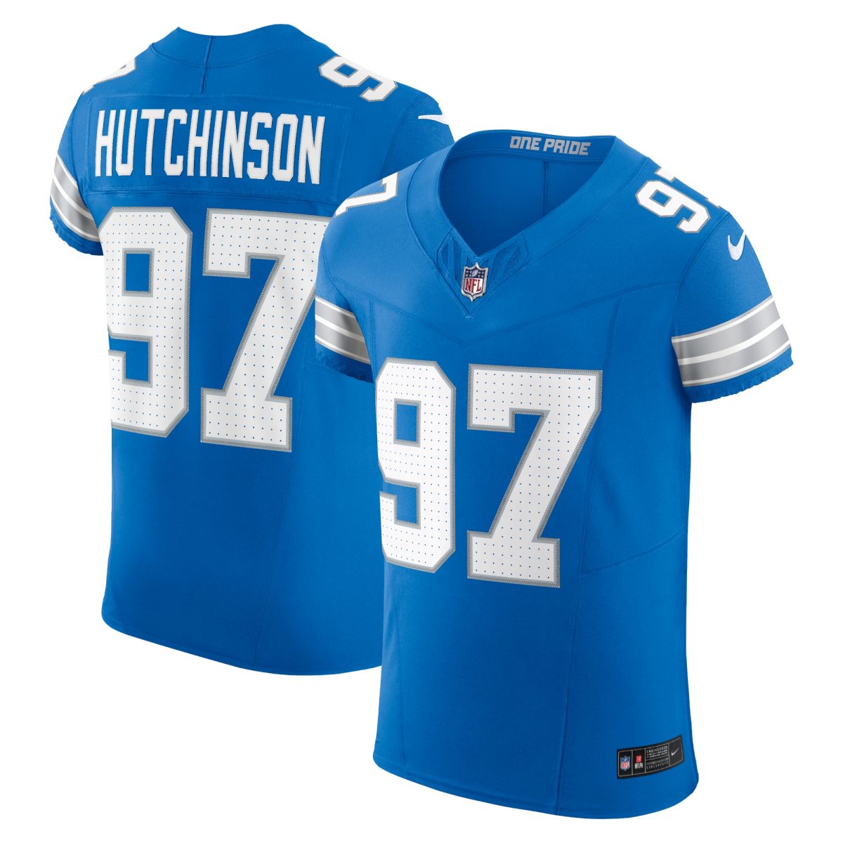 mens nike aidan hutchinson blue detroit lions vapor f.u.s.e. elite jersey | Lions Shop | Detroit Lions NFL Jerseys & Caps Collection