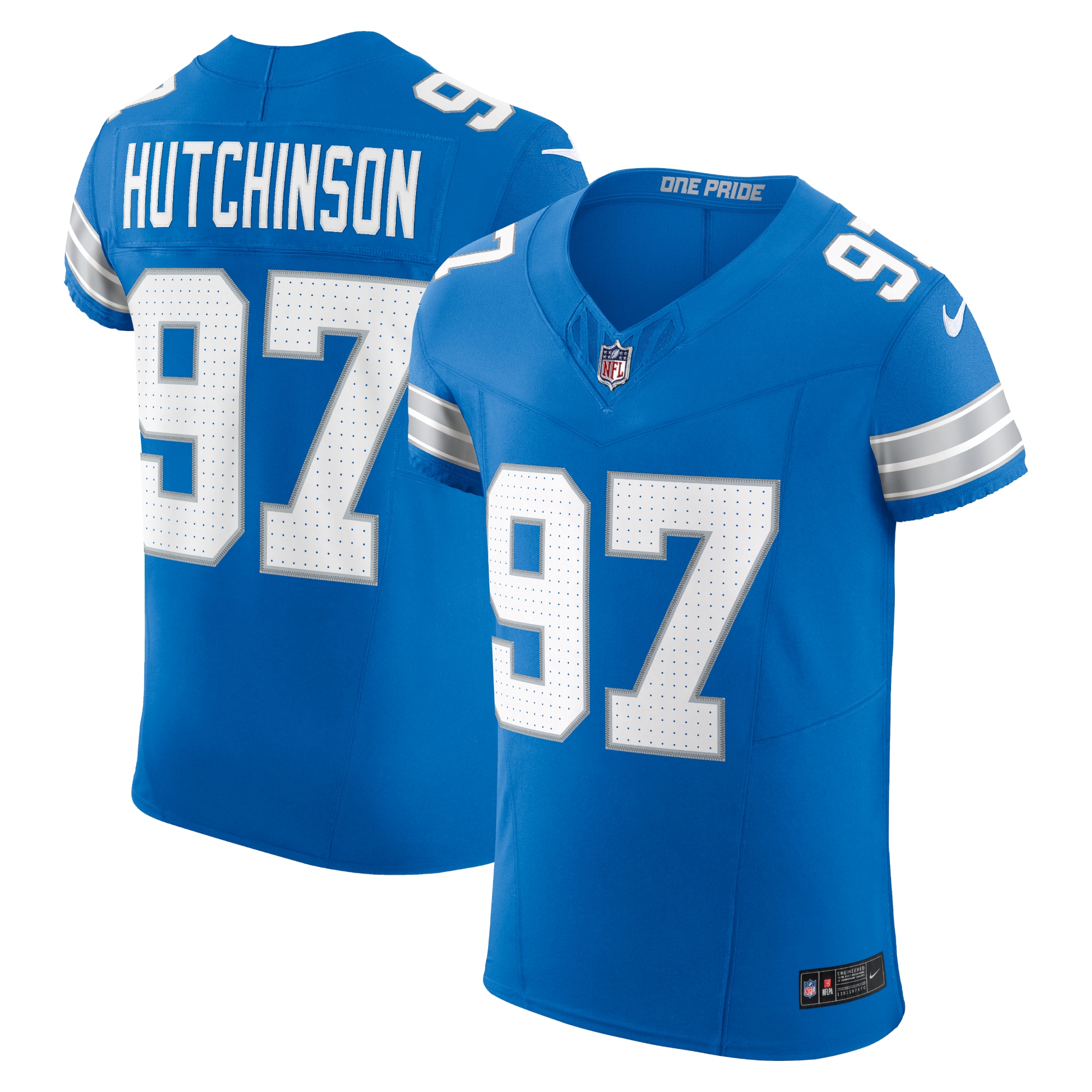 mens nike aidan hutchinson blue detroit lions vapor f.u.s.e. elite jersey | Lions Shop | Detroit Lions NFL Jerseys & Caps Collection