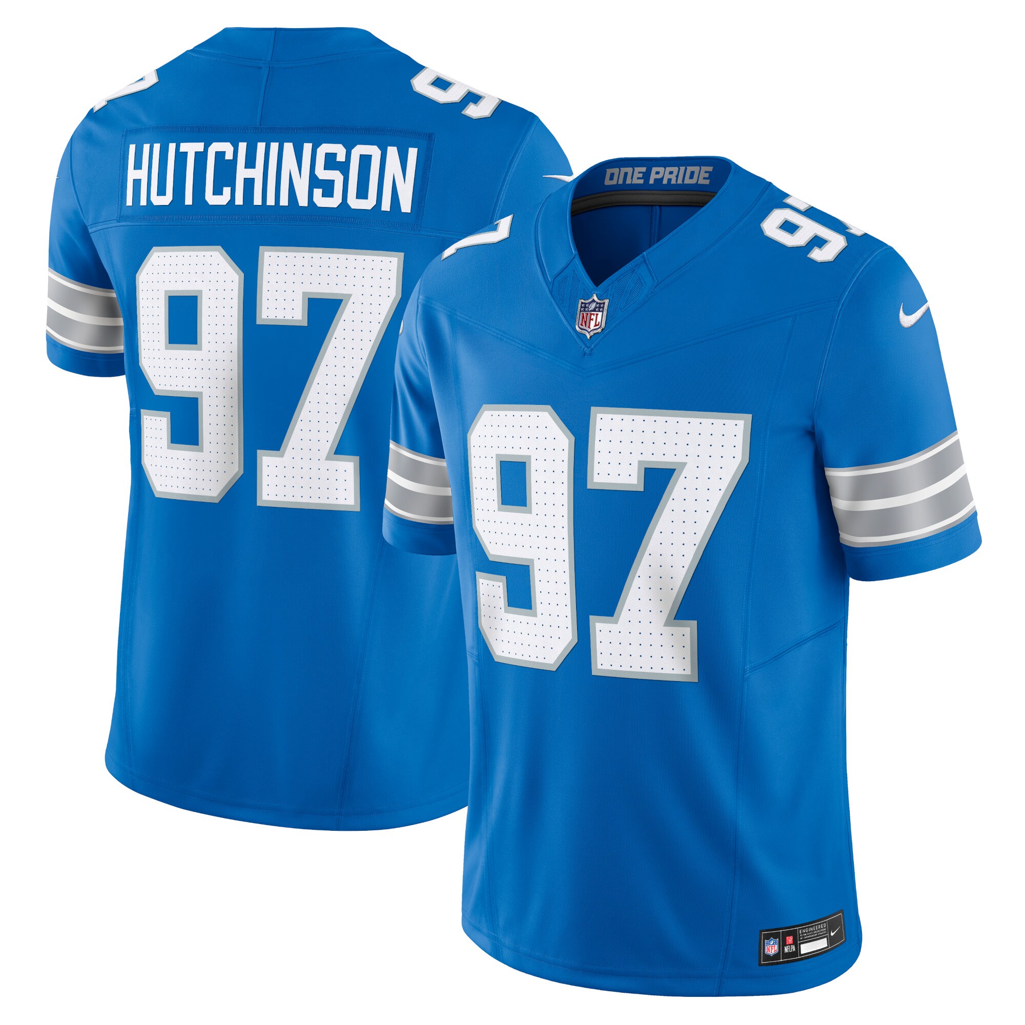 mens nike aidan hutchinson blue detroit lions vapor f.u.s.e. limited jersey | Lions Shop | Detroit Lions NFL Jerseys & Caps Collection