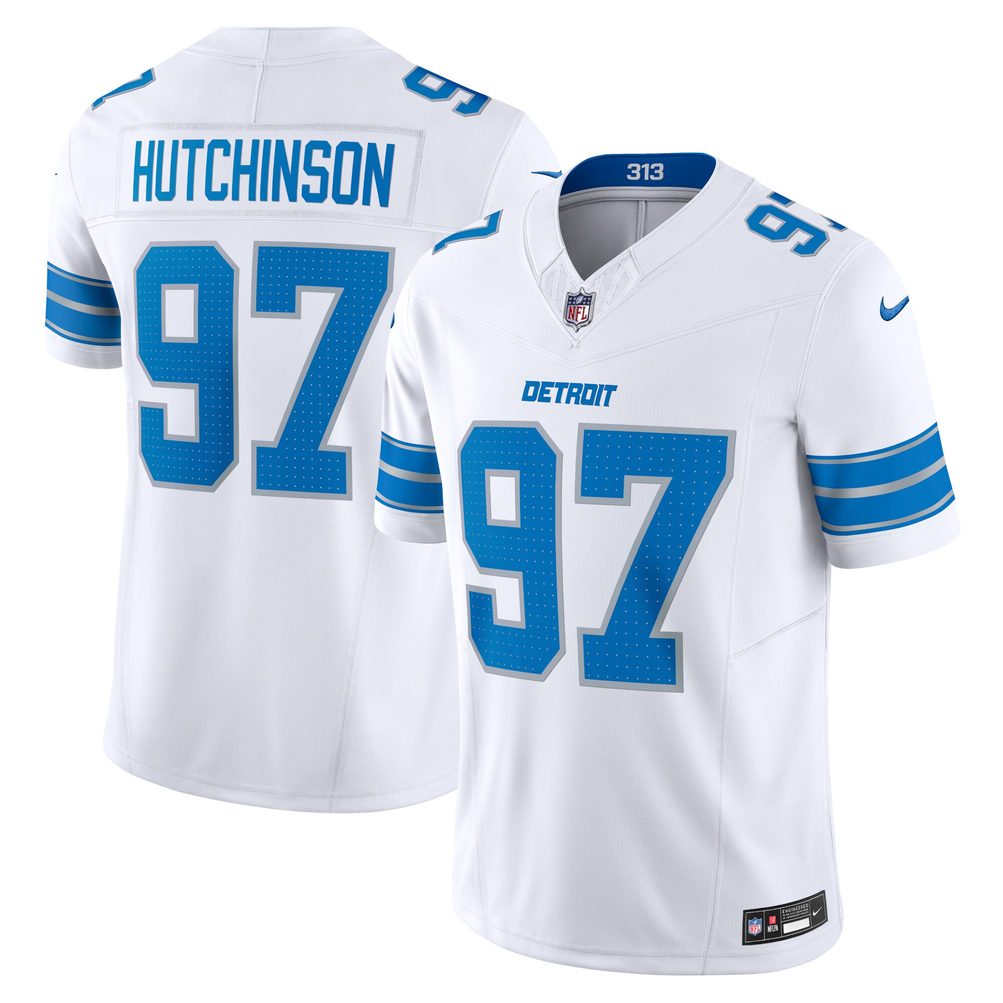 mens nike aidan hutchinson white detroit lions vapor f.u.s.e. limited jersey | Lions Shop | Detroit Lions NFL Jerseys & Caps Collection