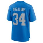 mens nike alex anzalone blue detroit lions alternate game jersey | Lions Shop | Detroit Lions NFL Jerseys & Caps Collection