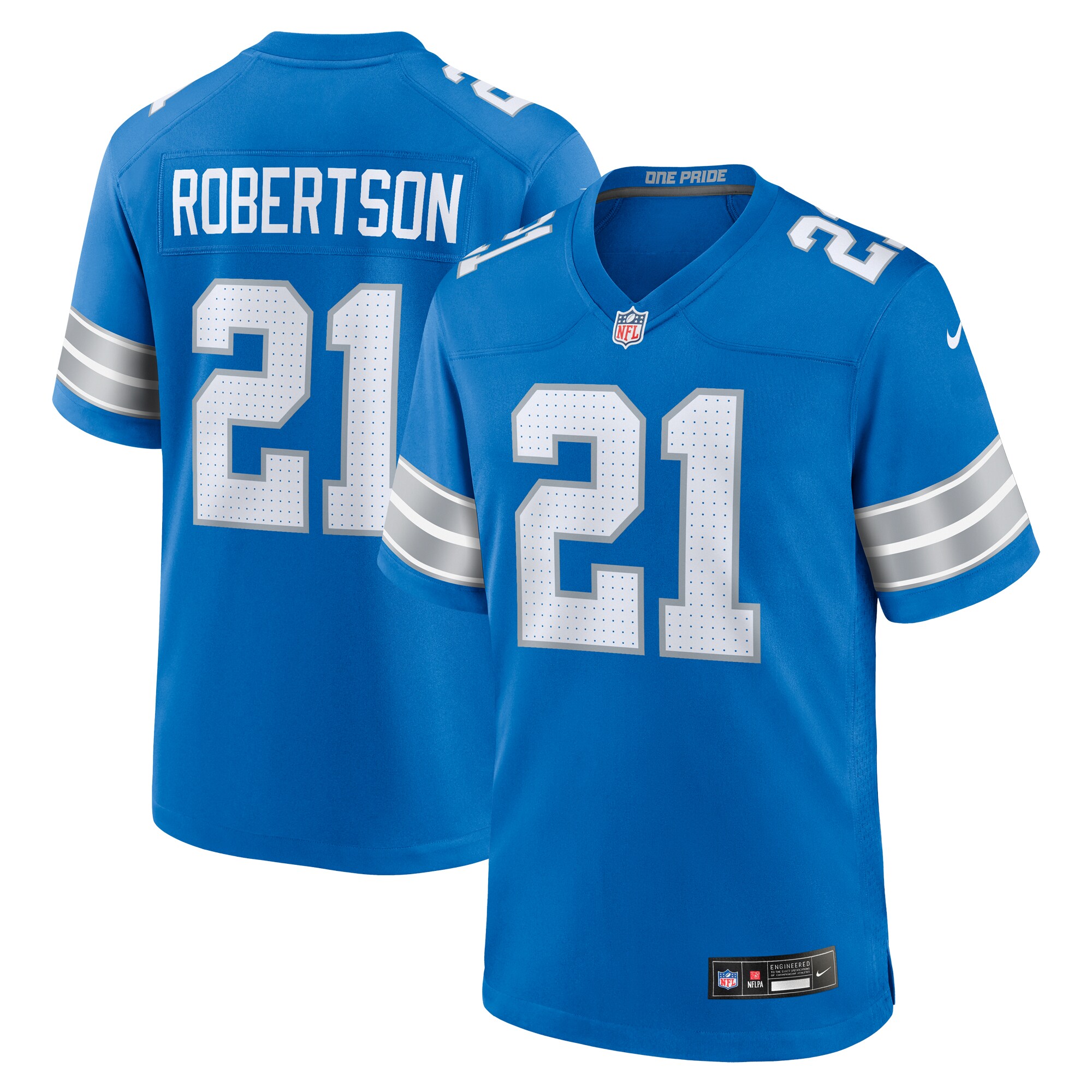 mens nike amik robertson blue detroit lions game jersey | Lions Shop | Detroit Lions NFL Jerseys & Caps Collection