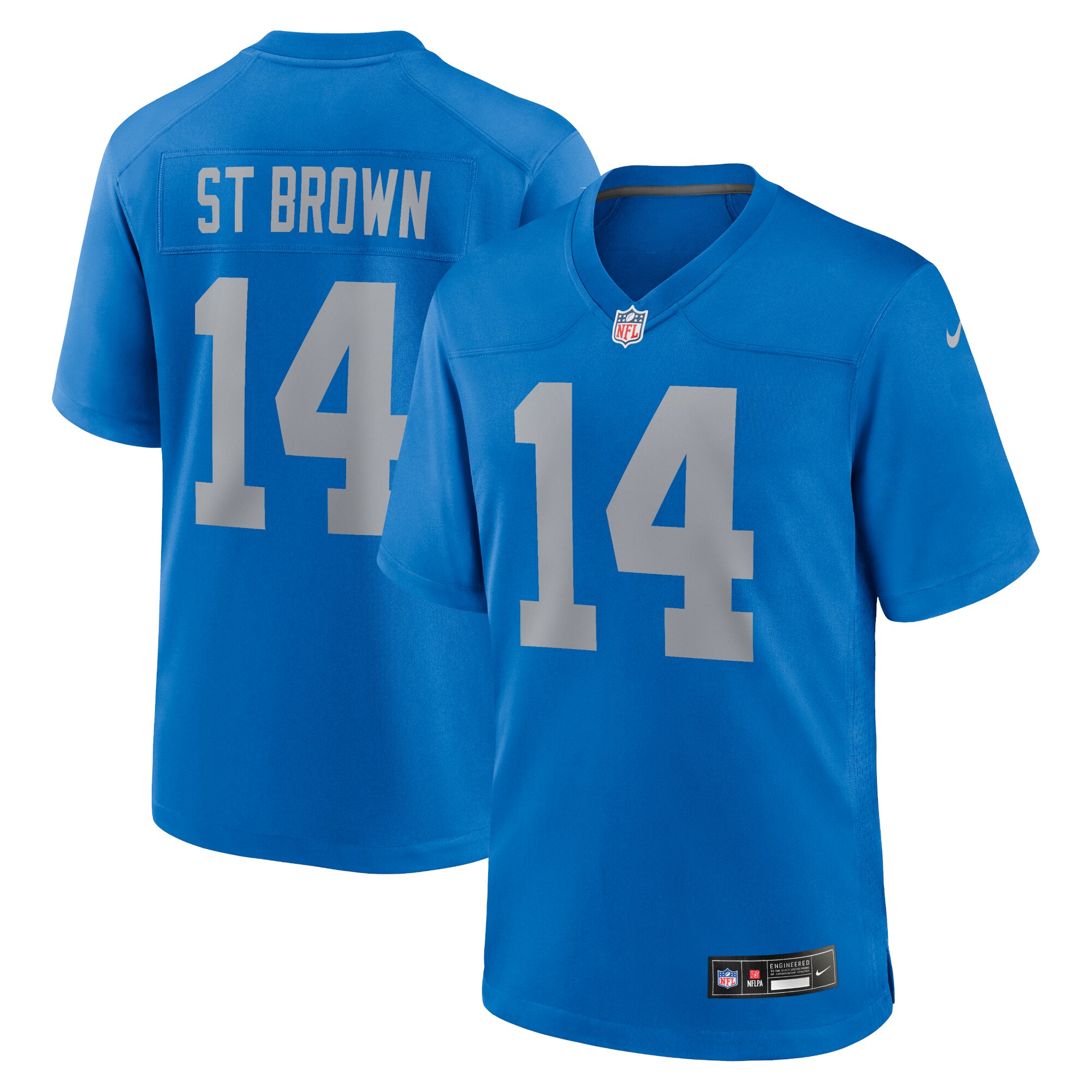 mens nike amon-ra st. brown blue detroit lions alternate game jersey | Lions Shop | Detroit Lions NFL Jerseys & Caps Collection