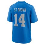 mens nike amon-ra st. brown blue detroit lions alternate game jersey | Lions Shop | Detroit Lions NFL Jerseys & Caps Collection