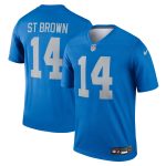mens nike amon-ra st. brown blue detroit lions alternate legend player performance top | Lions Shop | Detroit Lions NFL Jerseys & Caps Collection
