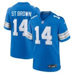 mens nike amon-ra st. brown blue detroit lions game jersey | Lions Shop | Detroit Lions NFL Jerseys & Caps Collection